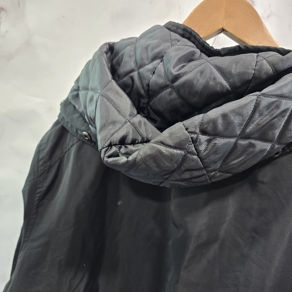 Torrid Jacket Womens 6 6X Black Coat Hooded Bomber Shell Quilted Synthetic - Picture 6 of 15